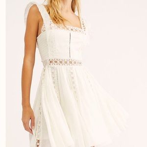 Brand New With Tags Free People White Lace Dress